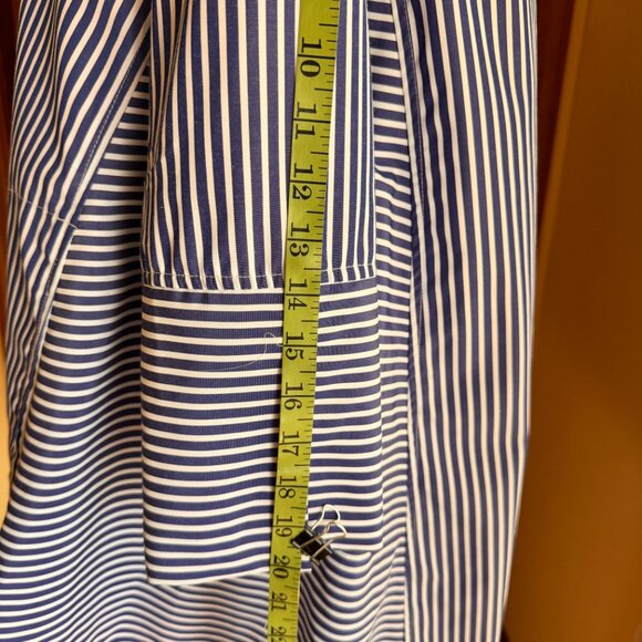 IC by Connie K Blue/White Striped Tunic w/ Pockets, SZ S, EUC - Picture 6 of 12